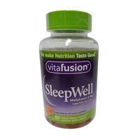 Vitafusion SleepWell Gummy Sleep Aid for Adults, White Tea & Passion Fruit 60 ea