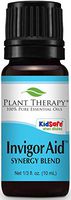 Plant Therapy Invigor-Aid Synergy Essential Oil Blend. 100% Pure, Undiluted, Therapeutic Grade. Blend of: Sandalwood, Black Pepper and Lemon. 10 ml (1/3 oz).