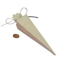 Lace Cone Favor Boxes | Quantity: 20 | Width: 1 1/2"