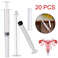Disposable Vaginal Applicators Lube Tube Personal Lubricant Applicator Syringe Shooter Launcher Health Care Aid Tools (A 20 PCS)