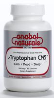 Anabol Naturals L-Tryptophan CMS Calm Mood Sleep 500mg 90 Caps