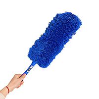 Magic Soft Microfiber Cleaning Duster Dust Cleaner Handle Feather Static Anti Dusting dust Blue Green,Dust Removal