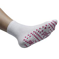 ❤Ywoow❤? Tourmaline Magnetic Socks-Self Heating Therapy Magnetic Socks Unisex Self-Heating Health Socks (Black)
