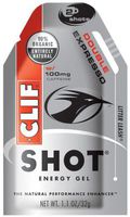Clif Shot Energy Gel, Double Expresso with Caffeine, 1.1-Ounce Packets (Pack of 24)