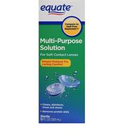 Equate Sterile Multi-Purpose Contact Lenses Solution for Soft Contact Lenses (Compare to Opti-Free Replenish) 12 FL OZ