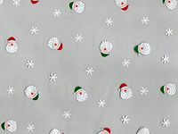 Christmas Cellophane Gift Wrap - 40" x 100' - Santa Wishes