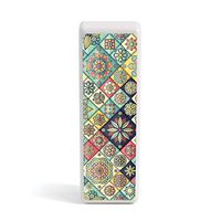 Marijuana Trinity Case | White Morocco | Tobacco, Herb, Pre-Roll, Pill Carry Case