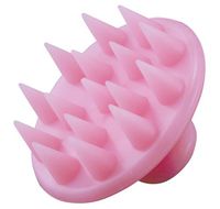 Shampoo Scalp Massage - Silicom Brush (pink) by Shimomura