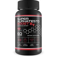 Super AlphaTesto Boost X Y - Natural Testosterone Support - Boost Free Testosterone with This Herbal Super Alpha Testo Boost X Blend - Improve Muscle Growth - Feel Youth, Power, Energy, and Drive
