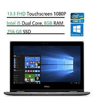 Dell Inspiron 13.3" FHD IPS Touchscreen Convertible Laptop 7th Generation Intel Core i5, 8GB RAM, 256GB SSD, MaxxAudio,Backlit Keyboard,Windows 10