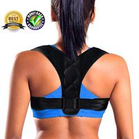 Posture Corrector for Women Men - Effective Comfortable Adjustable Posture Corrector - FDA Approved Posture Support - Back Brace - Kyphosis Brace (Regular)