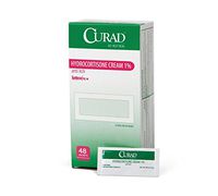 Medline CUR015408 Curad Hydrocortisone Cream 1%, 1.5 g Packets, 0.05 oz (Pack of 288)