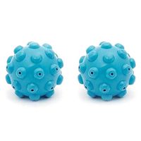Uscyo Dryer Balls, Reusable Steamer Dryer Balls Wash Dryer Balls Softener Reduce Static Clothes Drying Fluffy Soft Steamy Balls, 2 Pieces