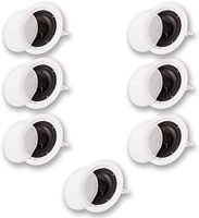 Acoustic Audio HTI6c in Ceiling 6.5" Home Theater 7 Speaker Set 2 Way 1750 Watts HTI6c-7S