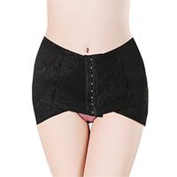Poplife Lace Pelvic Corrector Support Pelvic Pain Pressure Slimming Belt Postpartum Recovery Band-Black