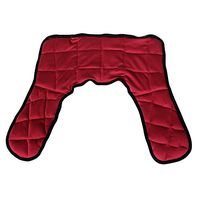 PU Health Hot/Cold Buckwheat Therapeutic Neck and Shoulder Wrap, Red, 0.25625 Pounds