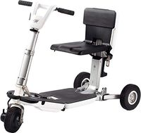 Miracle Mobility Independence Series Electric Folding Mobility Scooter with 48V Lithium Ion Battery and 250 Watt Motor, White