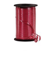 Burgundy Crimped Curling Ribbon 3/8" X 250 Yards Pkg/1