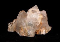 Quartz Crystal Gemstone Cluster Bed with Multi Points 125 Grams