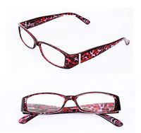 Foster Grant Designer Kate +2.50 Reading Glasses by Riviera Purple Leopard