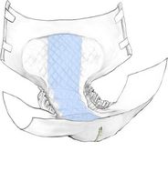 Dignity Ultra Sure Plus Disposable Briefs, Medium, Case of 96