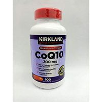 Kirkland Signature Maximum Potency CoQ10 300 mg 100 Softgels Each