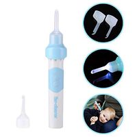 Sunormi Safe Electric Ear Wax Remover Kids Ear Cleaner Battery Operation Earwax Remover Baby Care Ear for Children Adults