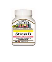 21st Century Stress B with Zinc Tablets, 66 Count (Pack of 3)