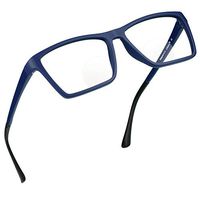 LifeArt Bifocal Reading Glasses with Round Lenses, Blue Light Blocking Glasses for Women Men, Anti Glare, Reduce Eyestrain (Blue, 1.25 Magnification)