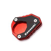 Frames & Fittings Hot Sale for Kawasaki NINJA400 Ninja 400 2018 Motorcycle Kickstand CNC Side Stand Enlarge Extension Practical Product with Logo - (Color: Kawasaki Red)