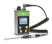 GLA M900 Veterinary Cattle Rectal Thermometer Smaller, Lighter. Fast, Accurate Temps in 8-15 Secs. Big, Back-Lit LCD. Rechargeable. Built for Dairies & Feedlots. (Straight, 4.0 Inch)