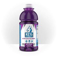 Keto Hydrate, Keto Lifestyle Drink, BHB (Ketones) for Energy, Electrolytes, Sugar and Caffeine Free, Burn Fat, Focus, Lose Weight, Perfect for Intermittent Fasting (Keto Grape)