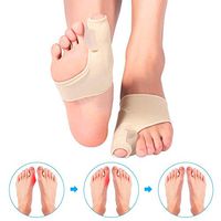 GXM.BK Bunion Corrector Day and Night with Silicone Thumb Valgus Correction Insole Big Bones with Bandage Toe Toe Separator Bunion Pain Relief for Men Women