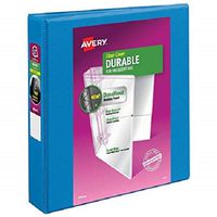 Avery Durable View Binder with 1-1/2" Gap Free Slant Ring (XZH1010)