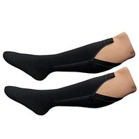 HealthyNees Closed Toe Extra Big Wide Calf Shin Plus Size 20-30 mmHg Compression Grade Leg Length Swelling Circulation Women Men Socks (Black With Zipper, Big Calf 3XL)