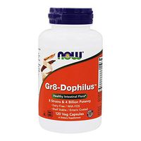 Gr 8 Dophilus - Enteric Coated, 120 Vcaps by Now Foods (Pack of 4)