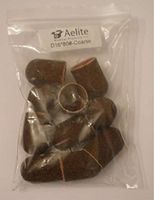 A+Elite Pedicure Manicure Abrasive Sanding Caps/Sleeves/Bands LARGE D16mm x 25mm 10-PACK For Callus Removal And Nail Filing (80# Coarse Brown)