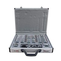New 158 Pcs Optical Trial Lens Set Plastic Rim & 1 Pc Trial Frame+Aluminium Case