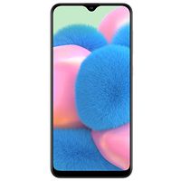 Samsung Galaxy A30S w/On-Screen Fingerprint (64GB, 4GB) 6.4", Triple Camera, Dual SIM GSM Unlocked A307G/DS - US + Global 4G LTE International Model (Prism Crush White, 64 GB)