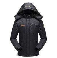 Alvinm Men's Jacket Casual Fashion Waterproof Quick-Drying Breathable Sport Outdoor Coat Outwear Black