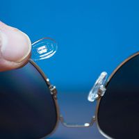 GMS Optical Soft Silicone Symmetrical Shape Push-in Nose Pads (15mm - 2 Pair)