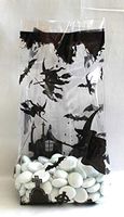 Halloween Witch Silhouette Cello Cellophane Party Favor Treat Bags - Pack of 25 (Small)