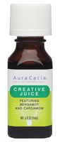 Aura Cacia Essential Solutions Oil Blend, Creative Juice, 0.5 Fluid Ounce (Pack of 2)