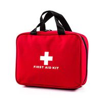 Glumlly First Aid Rescue Kits Portable, First Aid Kits Household, for Camping,Hiking, Car, Travel, Office, Sports, Pets, Hunting, Home,A