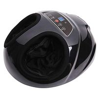 JING Multi-Function Foot Massage Machine Automatic Foot Massager for The Elderly Electric Full Package Foot Warm Beauty Foot Treasure Home,Black