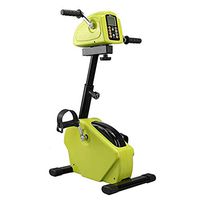 Electric Bike Pedal Exerciser,Foldable Rehab Gym Equipment,Physical Therapy Promotes Blood Circulation Arm & Knee Exerciser for Handicap