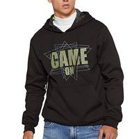Men's Autumn Winter Letter Printing Long Sleeve Sweatshirts Hoodies Casual Hooded Pullover Tops with Pockets Green