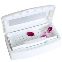 Binglinghua Nail Art Makeup Tools White Disinfection Layer Sterilizing Tray Manicure Beauty Salon Clean Equipment Sterilize