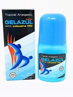 Gel Azul Roll-On Topical Analgesic with Lidocaine HCI 4% and Menthol 3% Ultra Fast Action 3 Fl Oz