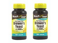 4 Bott BREWER'S YEAST 680 mg 10.5 Grain Energy Lower Sugar Whole food nutrition with B vitamins, proteins, and trace minerals for ENERGY.
